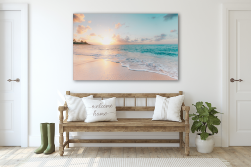 Glass Wall Art -Sea & Waves