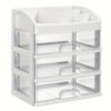 Minimalist Desktop Organizer Storage Box Modern Plastic Vanity