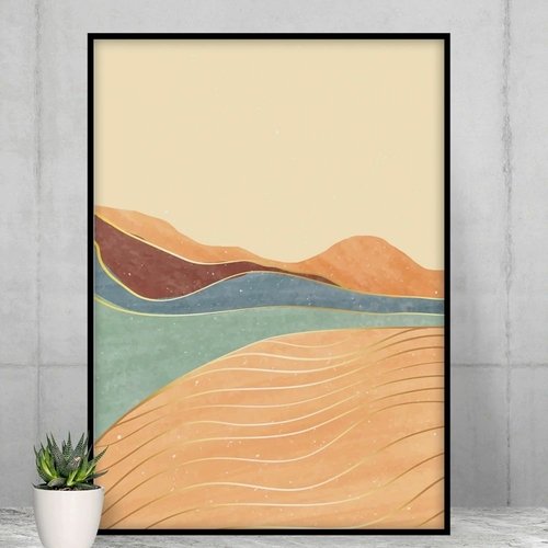 Toscana Landscape Matte vertical posters
