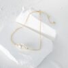 S925 Sterling Silver Vintage Pearl Bracelet