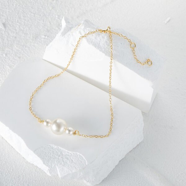 S925 Sterling Silver Vintage Pearl Bracelet