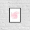 Cotton Candy Dreams Framed matte paper poster
