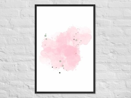 Cotton Candy Dreams Framed matte paper poster
