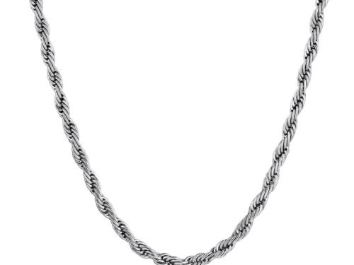 Men Gifts Silver Necklace Chains for Men Stainless Steel Necklace Mens