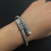 Handmade Sterling Silver Hemp Rope Bracelet for All