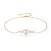 S925 Sterling Silver Vintage Pearl Bracelet