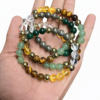 Multi-Stone Crystal Bead Bracelet Set