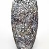 Art Decorated Glass Oval Vase | Interior Design Home Room Decor | Table