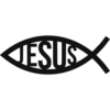 Jesus Fish - Metal Wall Art