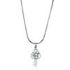 Rhodium Brass Chain Pendant