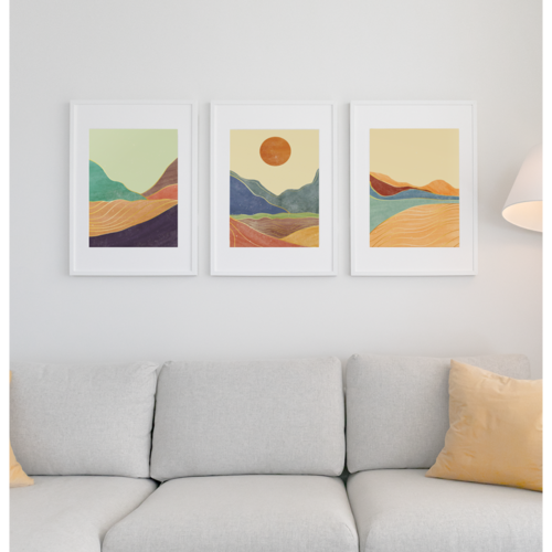 Toscana Landscape Matte vertical posters