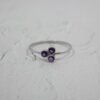 Amethyst Cluster Sterling Silver Ring