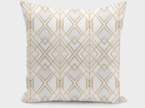 Golden Geo Cushion/Pillow