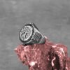 Men's Stainless Steel Fashion Totem Ring