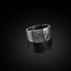 5e010e0f Titanium Steel Lucky Tree Ring