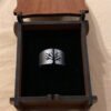61ca8b48 Titanium Steel Lucky Tree Ring