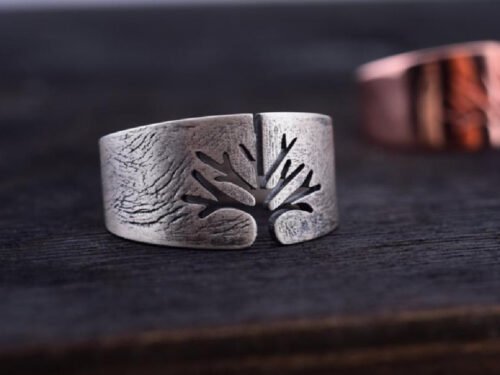 Titanium Steel Lucky Tree Ring